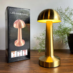 Rechargeable Touch Table Lamp (Rounded) – Minimalist USB LED Ambient Light