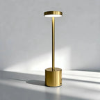 Rechargeable Touch LED Table Lamp – Modern Minimalist Metal Design, USB Powered, 3 Dimmable Modes