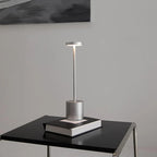 Rechargeable Touch LED Table Lamp – Modern Minimalist Metal Design, USB Powered, 3 Dimmable Modes