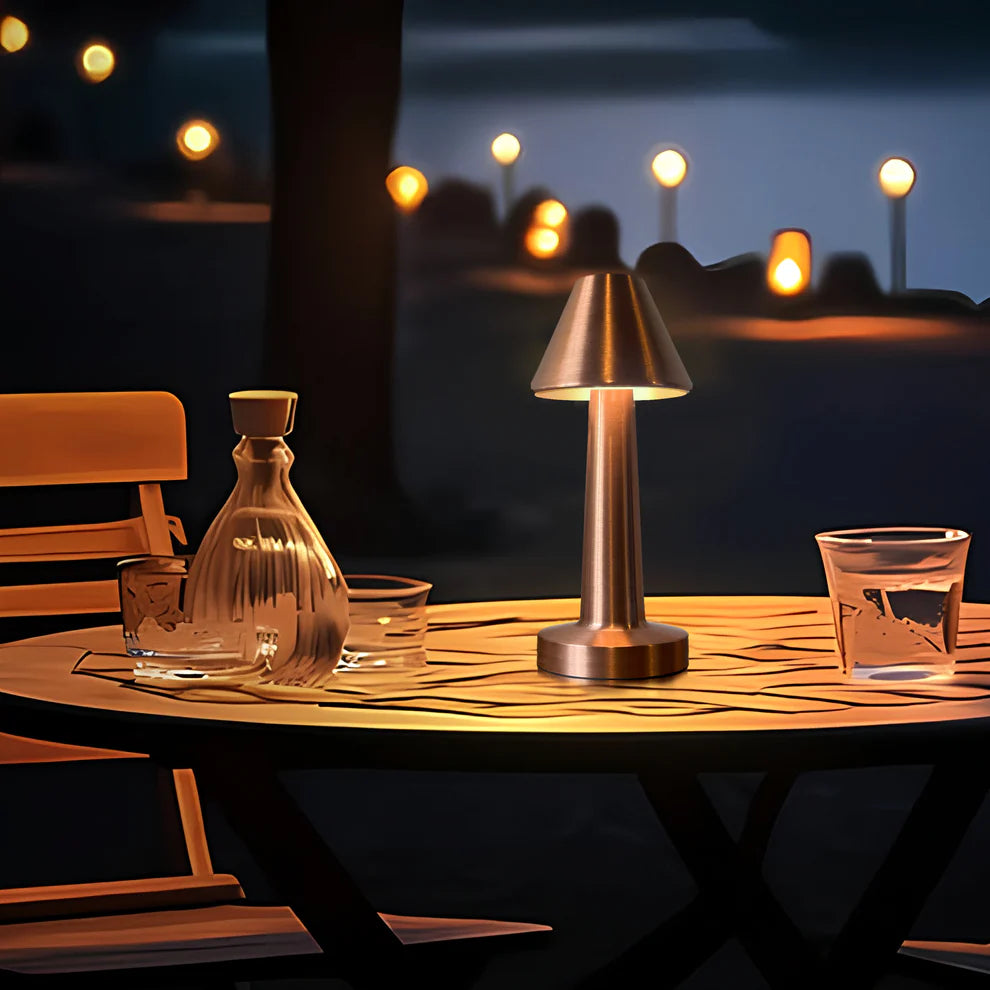 Rechargeable Touch Table Lamp (Mushroom) – Minimalist USB LED Ambient Light