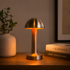 Rechargeable Touch Table Lamp (Rounded) – Minimalist USB LED Ambient Light