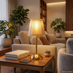 Luxury Cordless Rechargeable LED Table Lamp with Crystal Acrylic Shade