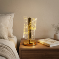 Luxury Gold Leaf LED Table Lamp (Spiral)