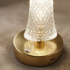 Rechargeable Luxury Crystal LED Table Lamp